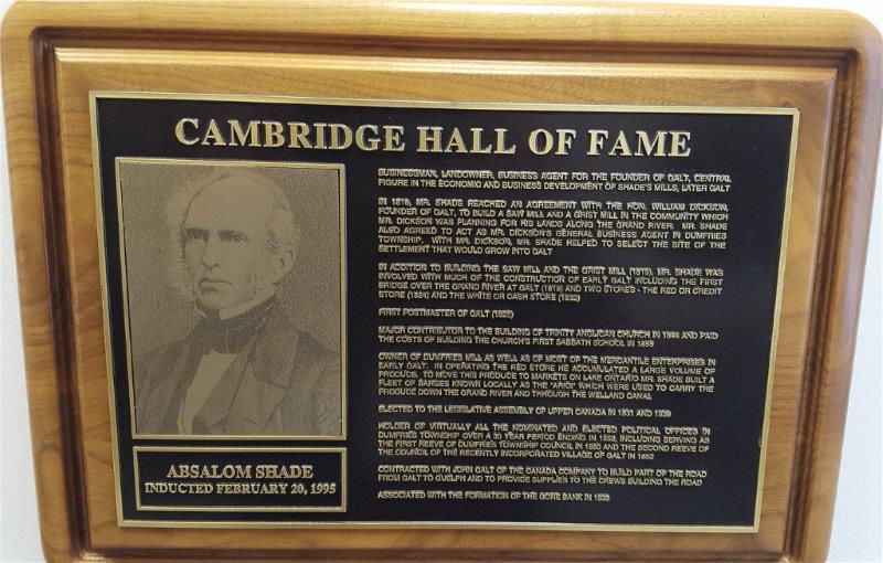 City Of Cambridge Hall Of Fame
